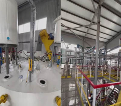 sunflower oil processing plant